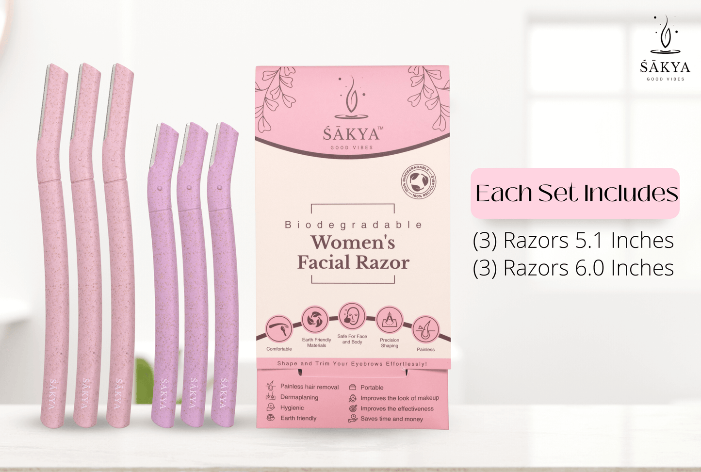 Sakya Biodegradable Women Razor
