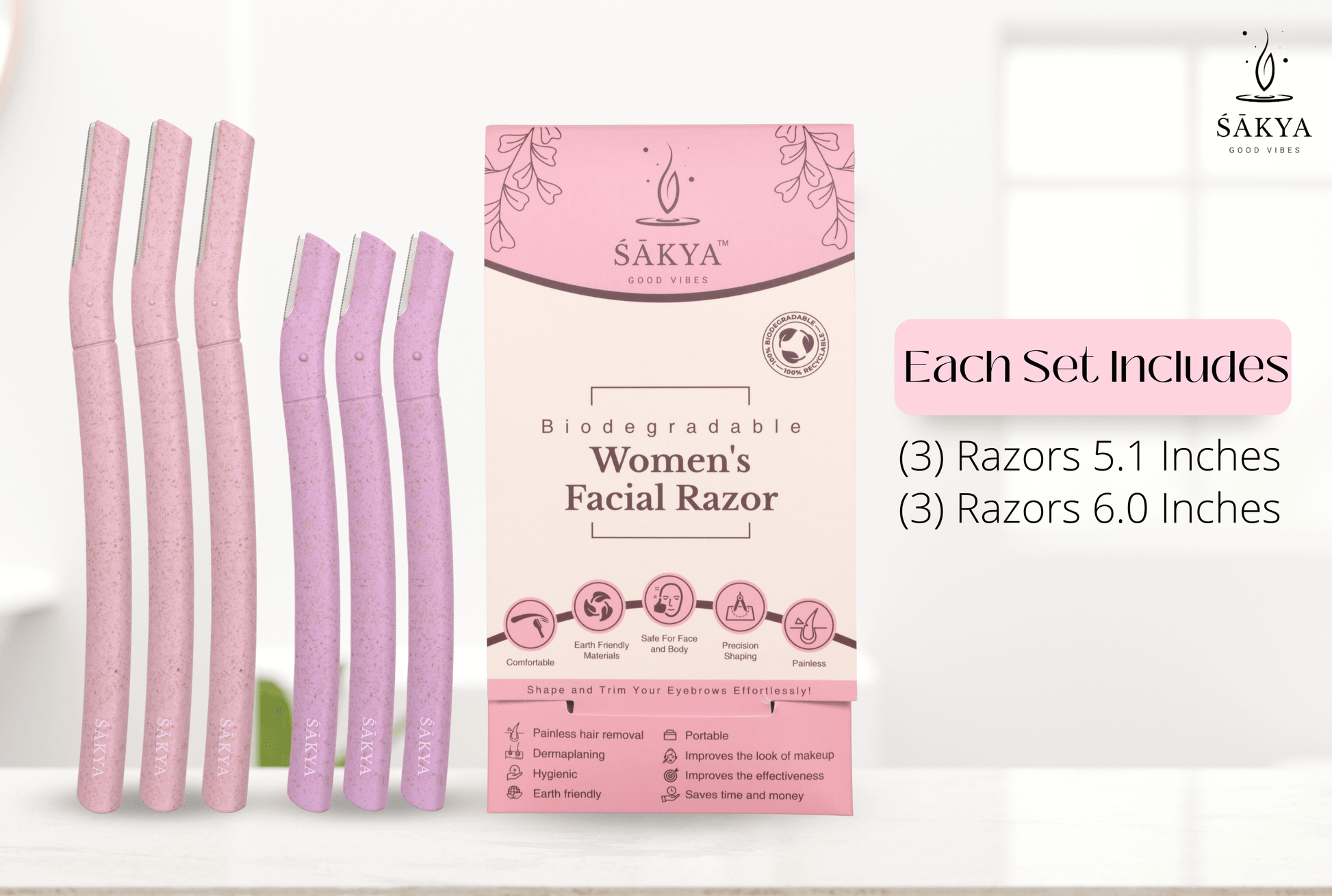 Sakya Biodegradable Women Razor